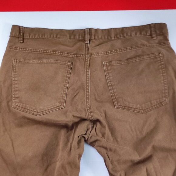 H&M jeans slim fit brown men's size 36 - Picture 4 of 13